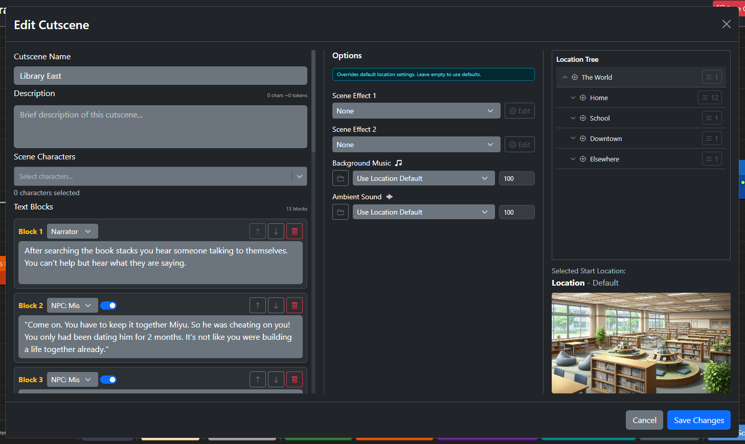 Scene Editor